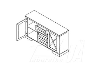 Комод KOM2D4S "Марсель"