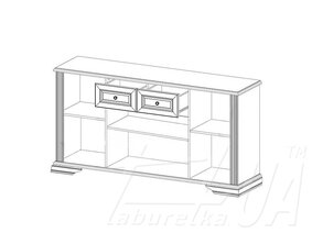 Комод 4D2S "Вайт"