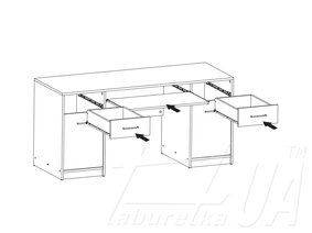 Стіл письмовий BIU150 "Непо"