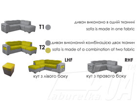Диван кутовий "Елегант"