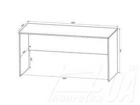 Стол письменный BIU160 "Воркспейс | Workspace"