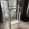 Вешалка напольная двойная с полкой